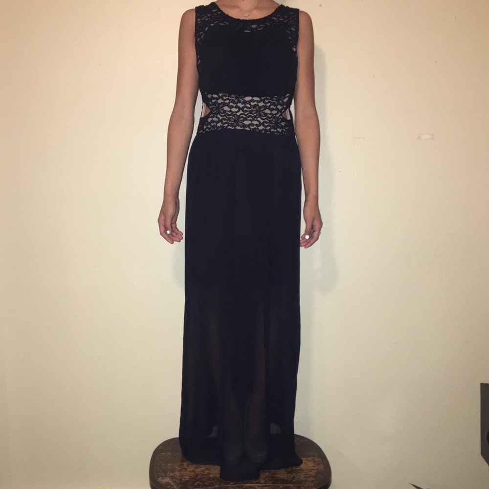 Black Chiffon Dress